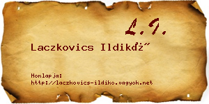 Laczkovics Ildikó névjegykártya